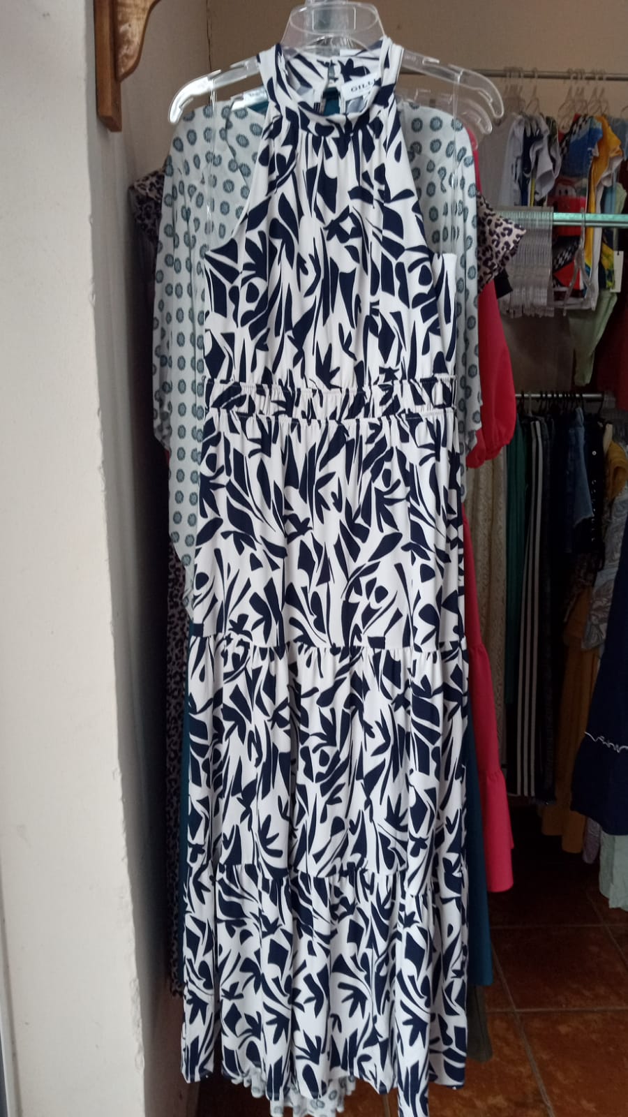 Vestido Blanco Importación Premium Largo Halter