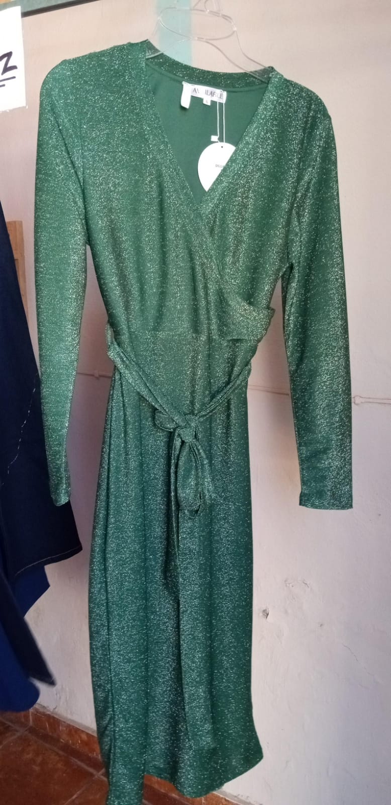 Vestido Verde The Clothing Company Largo Manga Larga
