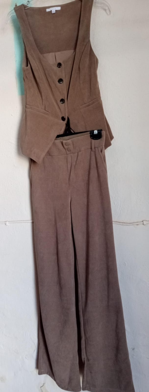 Conjunto Cafe Iris Largo Sin Manga